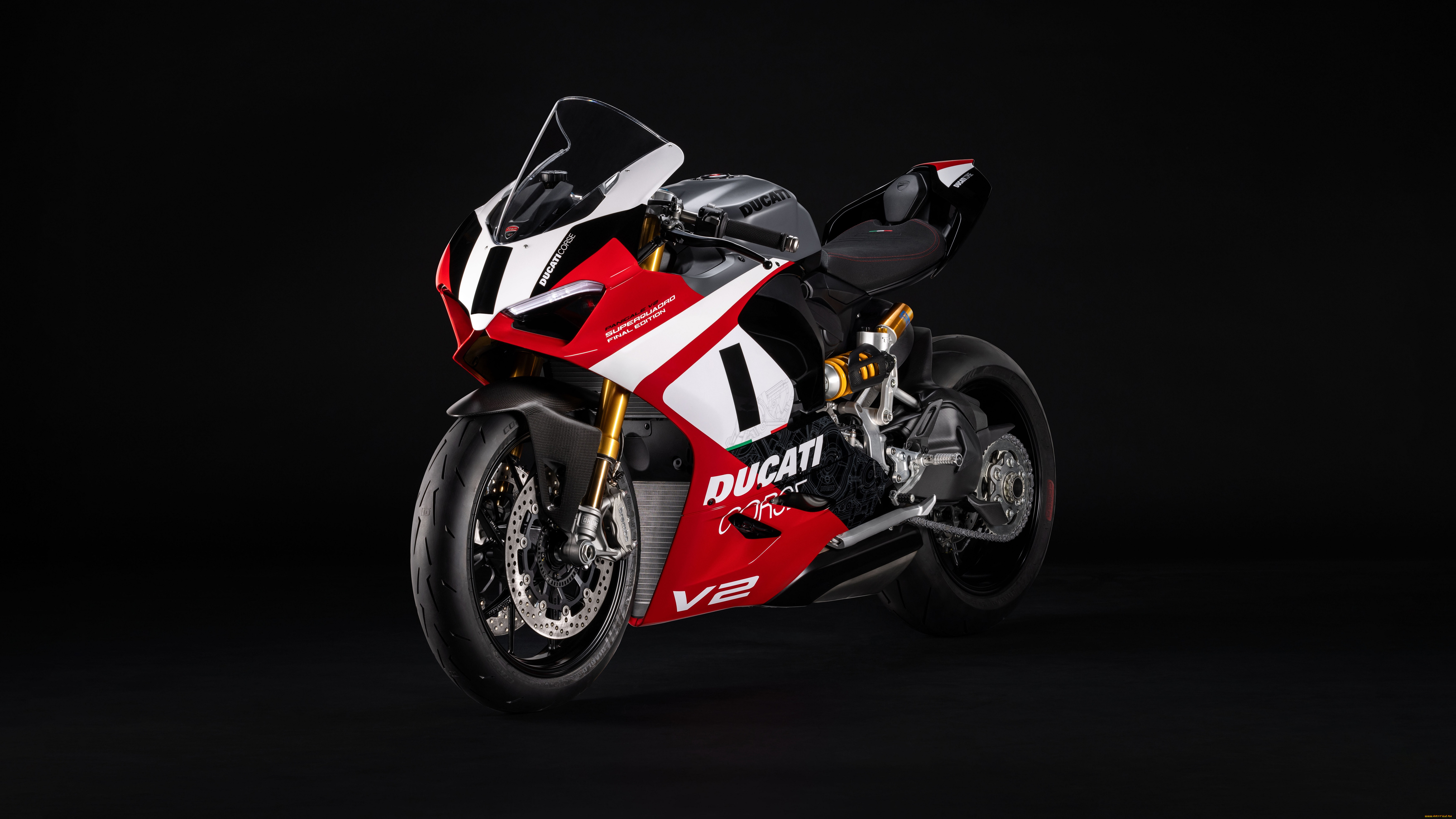 ducati panigale v2 2025, , ducati, panigale, v2, final, edition, 2025, dark, background, bikes, superquadro, , o, 